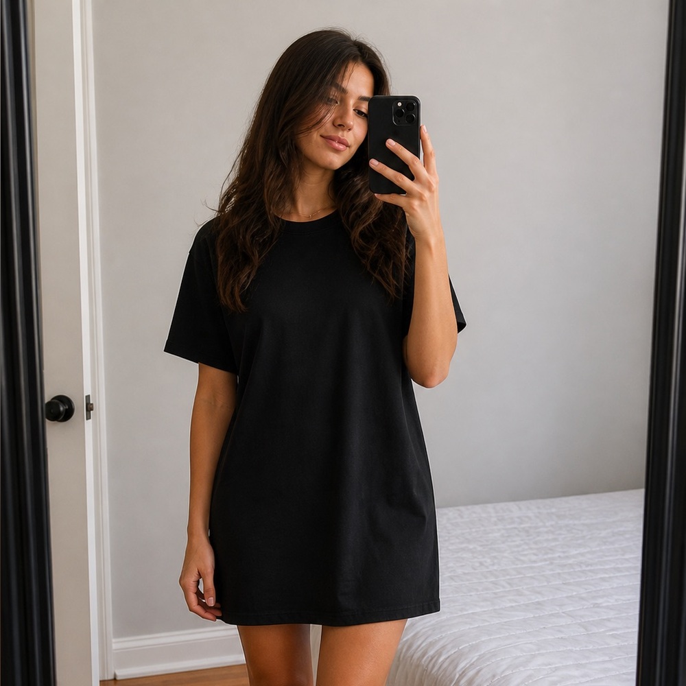 NWOT brunette the label t shirt dress s